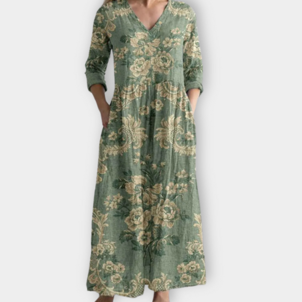 Wanda | Vestido boho largo elegante