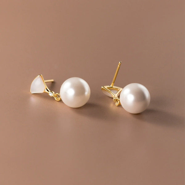 Pendientes de Perlas de Agua Dulce