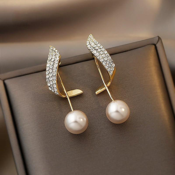 Pendientes Vintage de Perlas en Oro