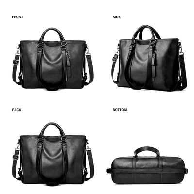 Signe™ | 大容量レザーショルダーバッグ