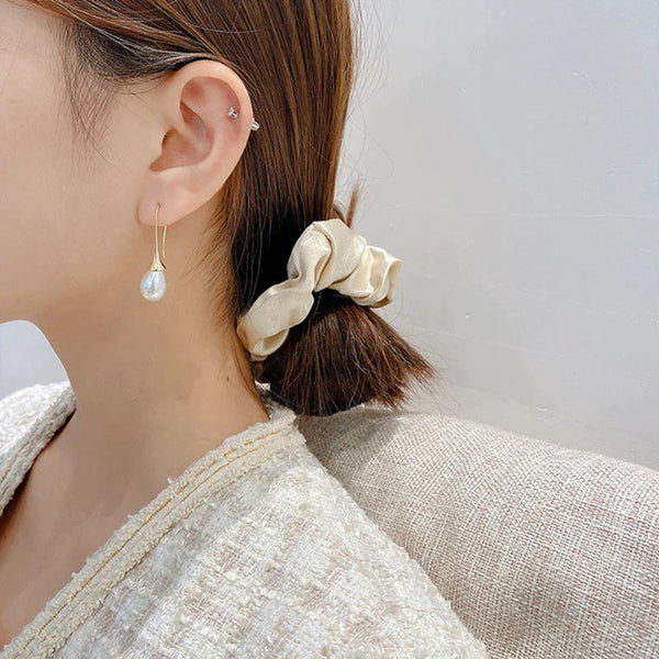 Pendientes en Forma de Perla