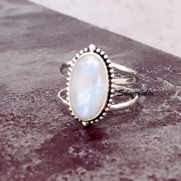 Anillo de Maansteen Vintage