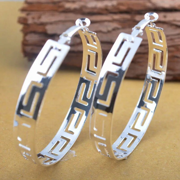 Pendientes Vintage de Plata Hueca